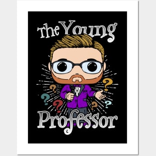 Young Professor Purple Posters and Art